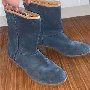 UGG blue above the ankle boots